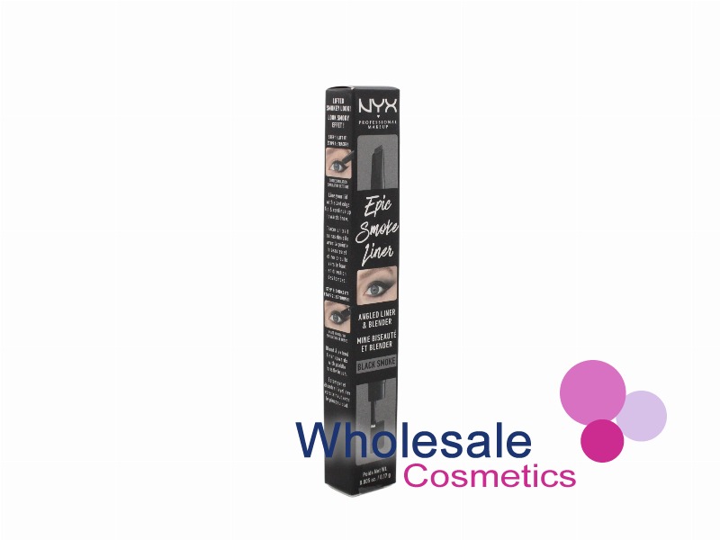 9 x NYX Professional Makeup Epic Smoke Angled Liner & Blender - 12 BLACK SMOKE